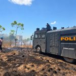 Karhutla di Lantari Jaya Bombana Meluas, Polsek Kerahkan Water Cannon untuk Padamkan Api