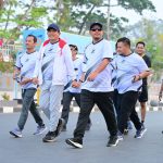Gema Run Meriahkan Minggu Pagi di Kendari, Sudirman Hadir Bersama Ribuan Warga