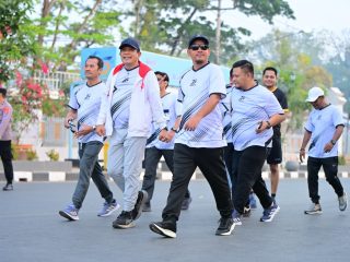 Gema Run Meriahkan Minggu Pagi di Kendari, Sudirman Hadir Bersama Ribuan Warga