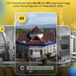 UHO Masuk 50 Besar Kampus Paling Berkelanjutan di Indonesia Versi UI GreenMetric 2026