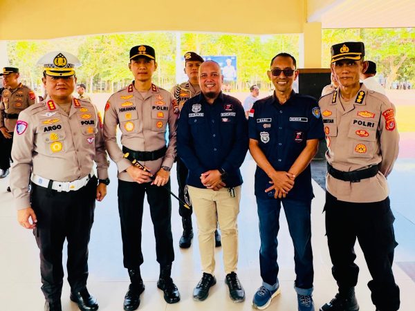 Komunitas Motor Bimo Kendari Hadiri Apel Besar Hari Lalu Lintas Bhayangkara ke-71 di Polda Sultra