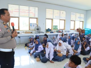 Police Go to School, Ditlantas Polda Sultra Tanamkan Budaya Tertib Berlalu Lintas kepada Pelajar