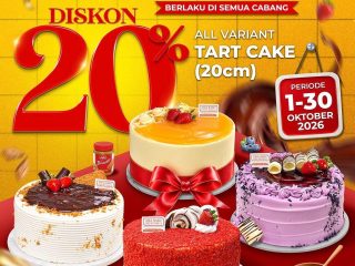Sambut Bulan Oktober, Asia Baru Cake & Bakery Gelar Promo "Oktoberia" Diskon 20% untuk Tart Cake