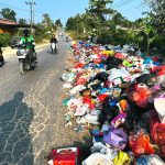Jorok! Sampah Meluber di Kelurahan Baruga Kota Kendari, Warga Khawatir Jadi Sarang Penyakit