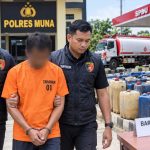 Polres Muna Ungkap Dugaan Penyalahgunaan BBM, Satu Tersangka Ditahan