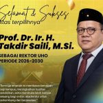 Takdir Saili Unggul dalam Pemilihan Rektor Universitas Halu Oleo