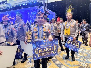 Polda Sultra Juara 1 Kluster 2 Serapan Bulog di Awarding Day Apresiasi Kreasi Polri