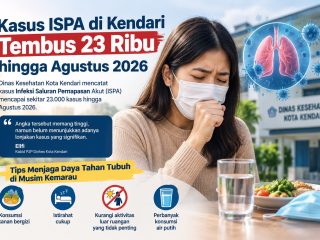 Kemarau Ekstrim, Kasus ISPA di Kota Kendari Tembus 23 Ribu hingga Agustus 2026