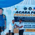 Capt. Sorindra Resmi Jabat Kepala KUPP Bungku, Mastri Tulak Apresiasi Dedikasinya di Molawe