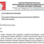 BPW KKSS Sultra Tunda Musda II KKSS Kota Kendari, Ini Alasan dan Penjelasannya