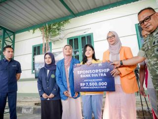 Bank Sultra Salurkan CSR Rp100 Juta dan Beasiswa Rp37,5 Juta Jelang HUT ke-81 TNI