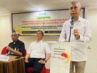 Tak Mau Riset Berhenti di Laporan, UHO Dorong Dosen-Mahasiswa Sulap Hasil Penelitian Jadi Buku