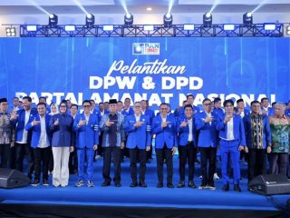 Siska–Sudirman Hadiri Pelantikan PAN Sultra Periode 2024–2029