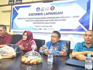 Prodi Manajemen Sumber Daya Perairan FPIK UHO Jalani Asesmen Akreditasi
