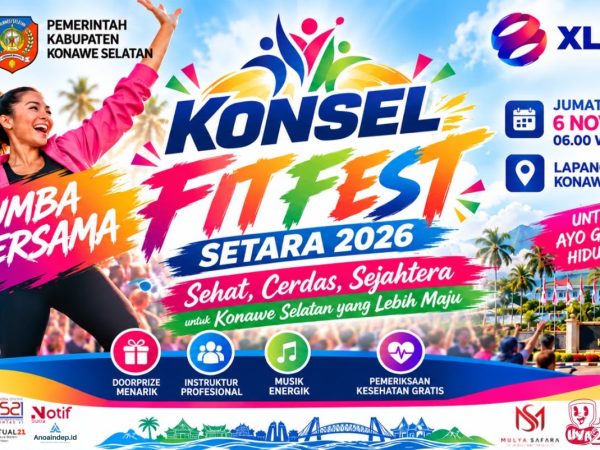 Sinergi Pemkab Konawe Selatan dan XL Smart Siap Gelar "Konsel Fit Fest 2026"
