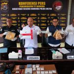 Polda Sultra Ungkap Tiga Kasus Narkoba, Enam Tersangka Diamankan dengan Sabu 2,3 Kilogram
