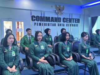 Belajar Pengelolaan Teknologi, Siswa Dirgantara Flight School Sambangi Diskominfo Kota Kendari 