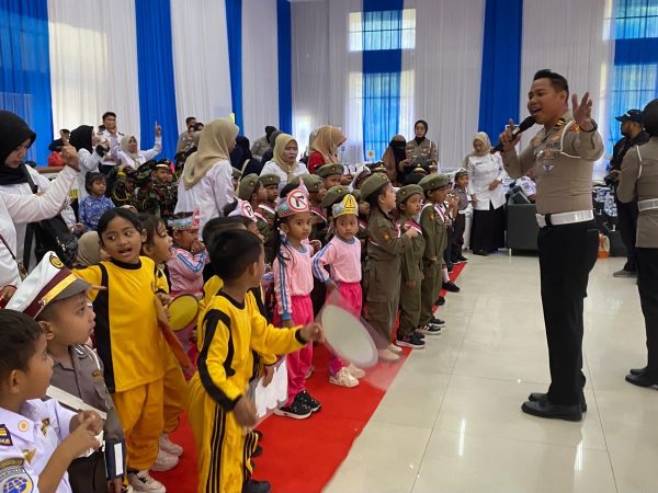 Polantas Menanamkan Budaya Keselamatan Sejak Dini bersama SALUD Sultra Mewujudkan Semangat JAGA BUMI ANOA