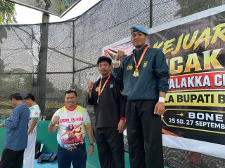 Personel Polresta Kendari Sabet Emas, Bawa Polda Sultra Juara Umum III di Arung Palakka Championship 2026